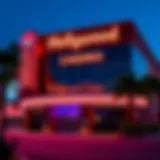 Vibrant exterior view of Hollywood Casino York