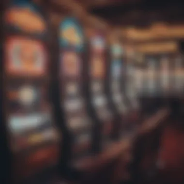 Vibrant Designs of Casino Slots Diverse casino slot machines with vibrant designs