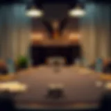 Elegant poker table setup for home gaming