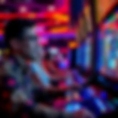 Immersive Slot Gaming Experience Player enjoying a slot game