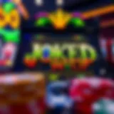Visual representation of Joker Wild slot game interface