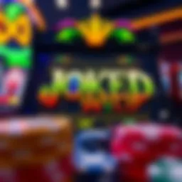 Visual representation of Joker Wild slot game interface