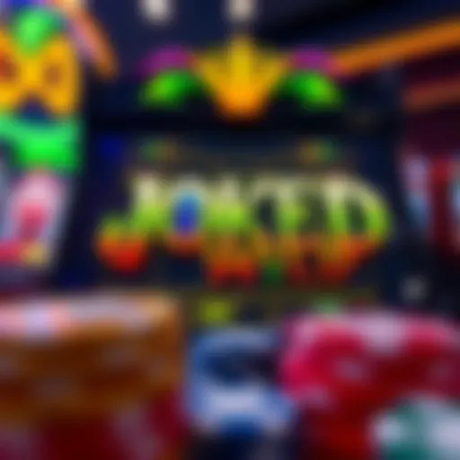 The Intricate Interface of Joker Wild Visual representation of Joker Wild slot game interface