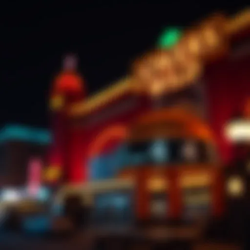 Jokers Wild Casino at Night Exterior view of Jokers Wild Casino at night