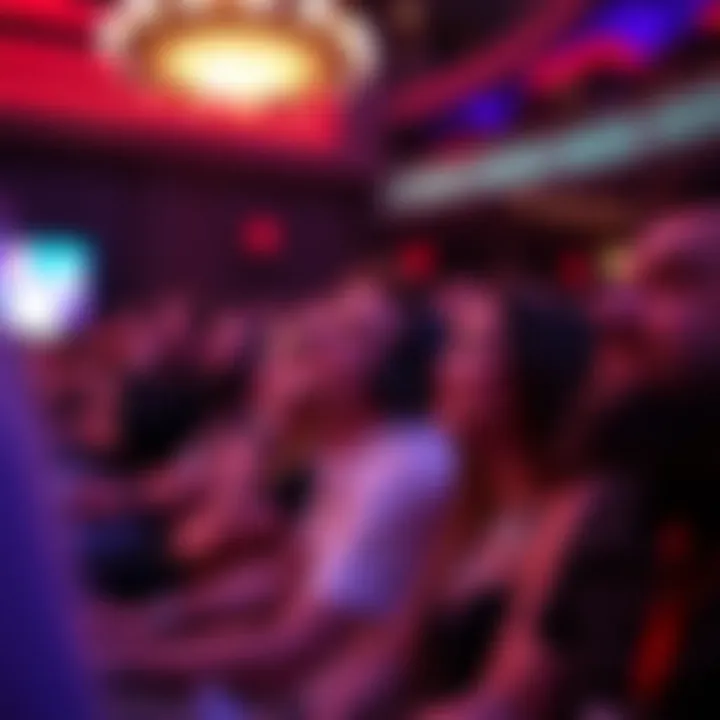 Audience captivated by a grand extravaganza event in Las Vegas