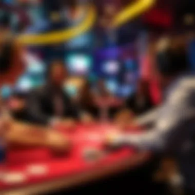 The Immersive Experience of Live Dealers A live dealer engaging players in a virtual casino environment