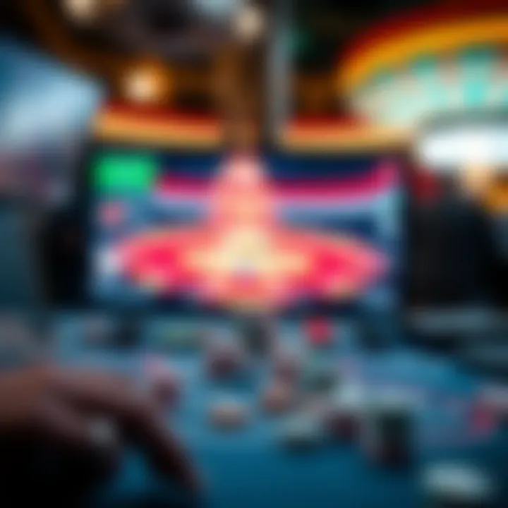 Cutting-Edge Streaming Technology Close-up of advanced streaming technology used in online casinos