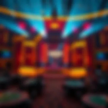 A dazzling stage setup for MGM shows in Las Vegas