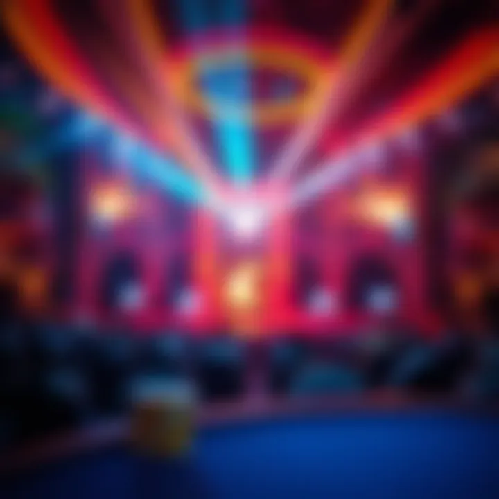 Vibrant show atmosphere within Mirage theater