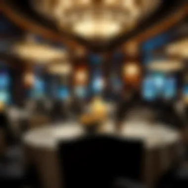 Luxurious dining area showcasing culinary delights