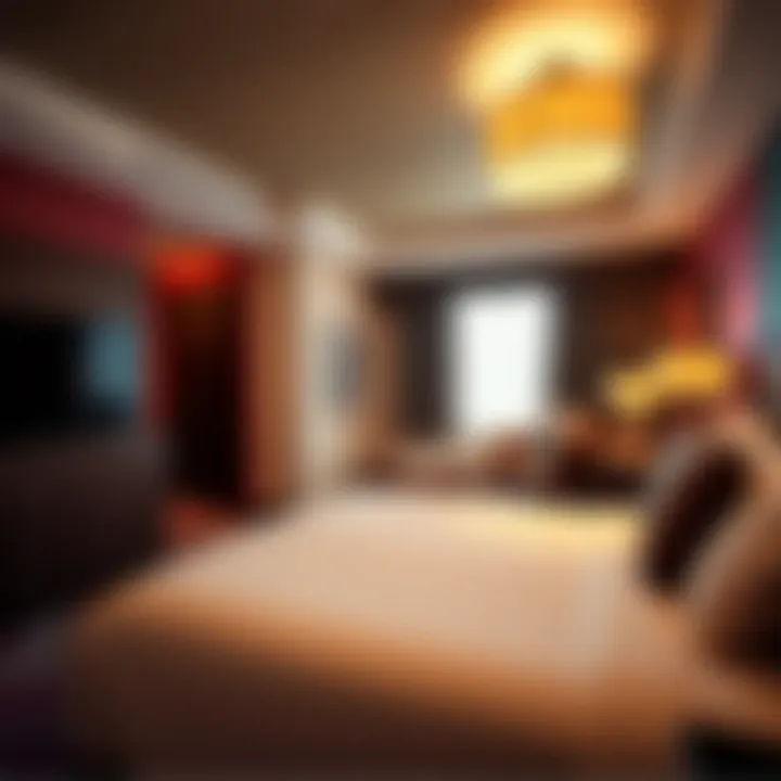 Modern hotel accommodations with elegant design