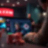 Customer support interaction on a laptop