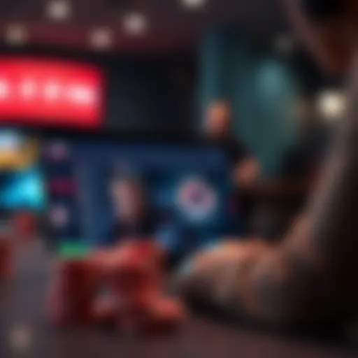 Customer support interaction on a laptop