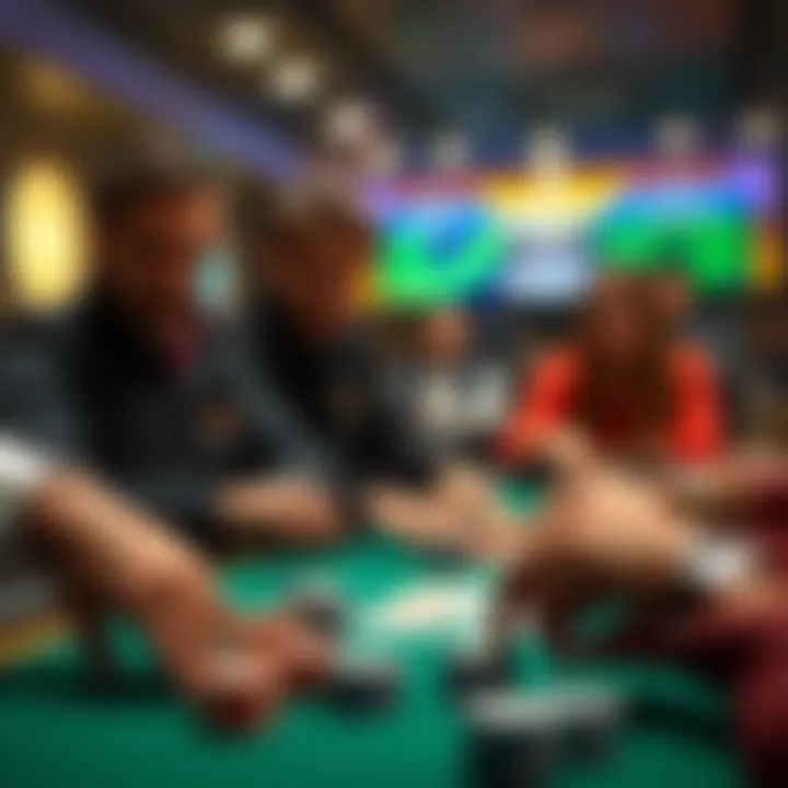 An engaging visual of game mechanics in action