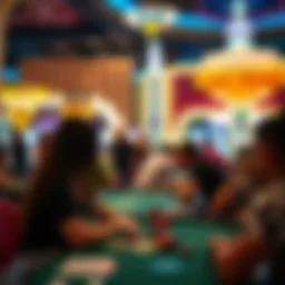 Dynamic gaming atmosphere on the Las Vegas Strip