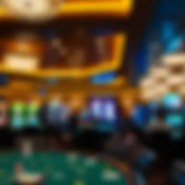 Luxurious Gaming Experience at Ocean Casino Luxurious gaming floor inside Ocean Casino