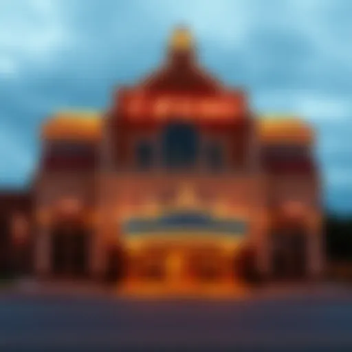 Stunning exterior view of O'Hara Casino