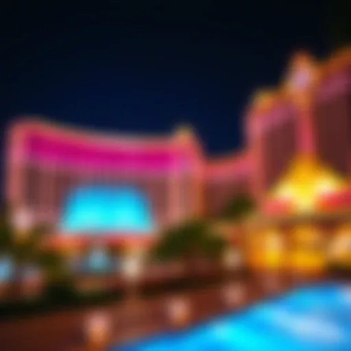 Stunning Architecture of the Rio Las Vegas Resort Elegant view of Rio Las Vegas Resort