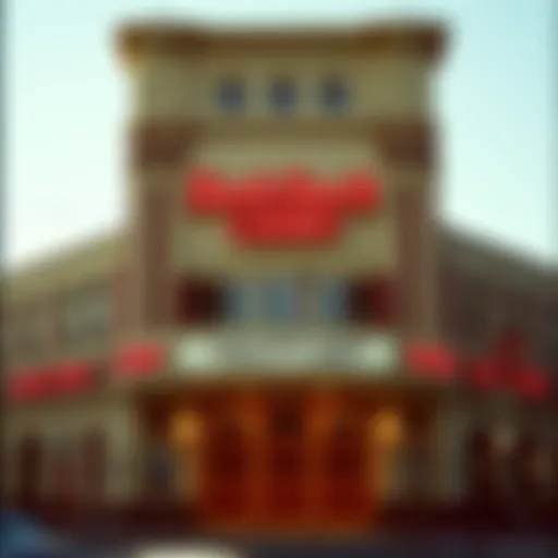 Historic Facade of Sarah Sands Casino Historic facade of Sarah Sands Casino