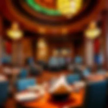 Culinary Offerings at Seminole Hard Rock Casino Dining area showcasing a variety of culinary offerings available at the casino