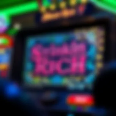 Vibrant gameplay interface of the Stinkin Rich slot app