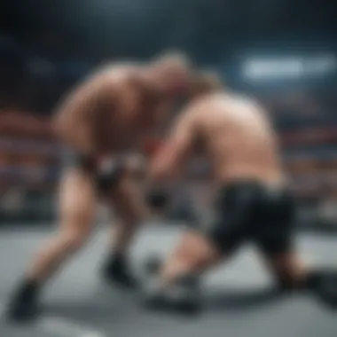 Analyzing Wrestling Events A thoughtful bettor analyzing a wrestling event