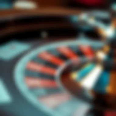 A graph illustrating statistical outcomes in roulette.