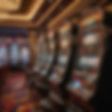 An array of popular Asian-themed slot machines in a vibrant casino setting