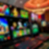 A captivating online casino interface showcasing various games available for players.