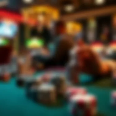 A visual metaphor for responsible gaming, featuring elements of strategy and mindfulness.