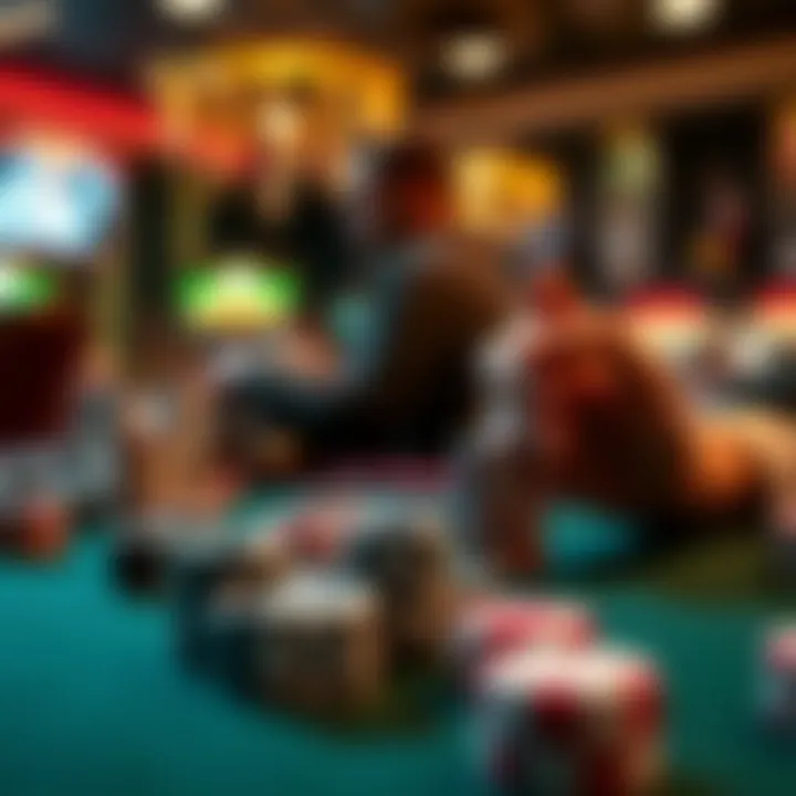 A visual metaphor for responsible gaming, featuring elements of strategy and mindfulness.