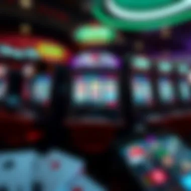 Modern digital cherry slot machine interface with animated graphics and interactive features.