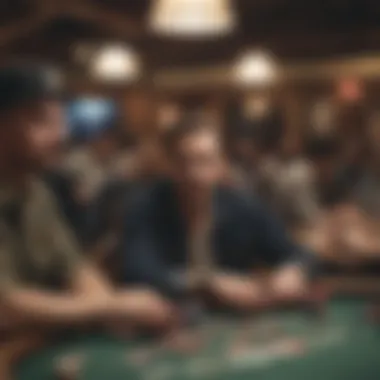 Community event at The Lodge Poker House highlighting social interaction