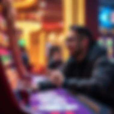 Player Strategy in Action Illustration of a player engaging with the Triple Fortune Dragon game, displaying enthusiasm and strategy.