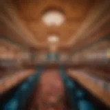 Interior view of Turning Stone Bingo Hall showcasing vibrant atmosphere