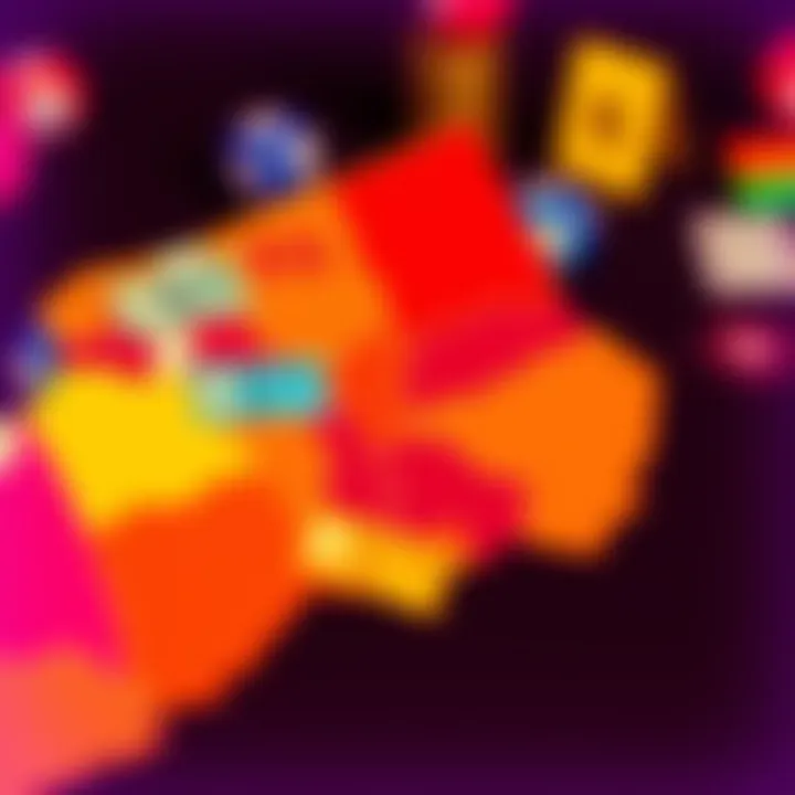 Regional Variances in Lottery Ticket Pricing A vibrant map indicating different lottery ticket prices across regions.