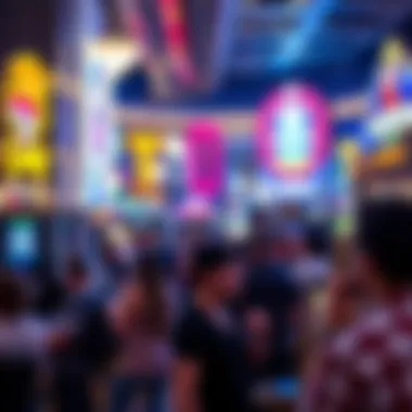 A bustling casino scene reflecting the lively gaming culture in Las Vegas