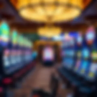 An organized array of free coin offers and promotions displayed on a casino floor