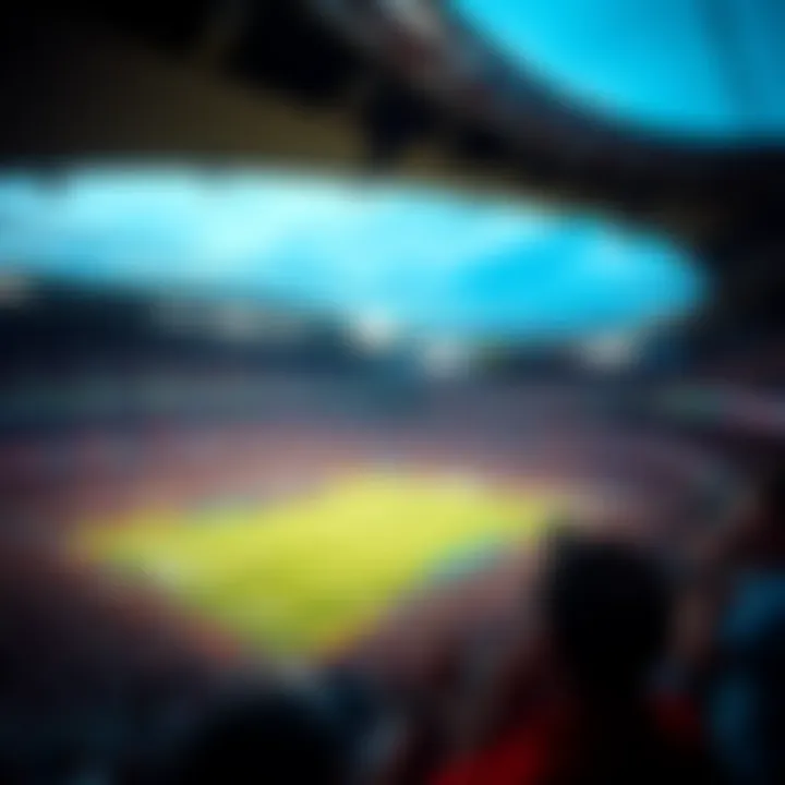 A scenic view of a popular sports stadium in Germany filled with enthusiastic fans.