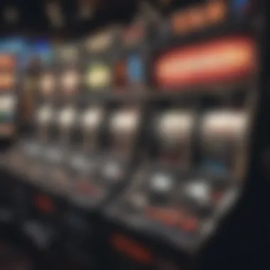 Visual representation of RNG technology in slot machines