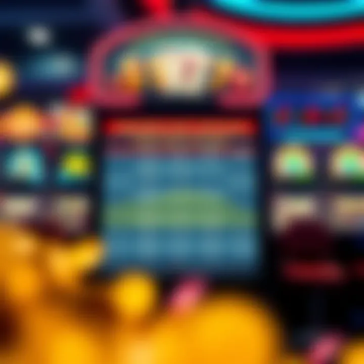 A chart showing the technological advancements behind modern slot machines.