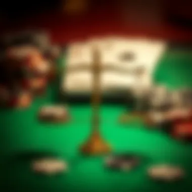 Risk and Reward in Betting A balanced scale representing risk and reward in betting