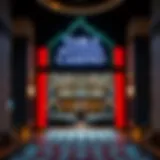 Elegant entrance of Table Mountain Casino