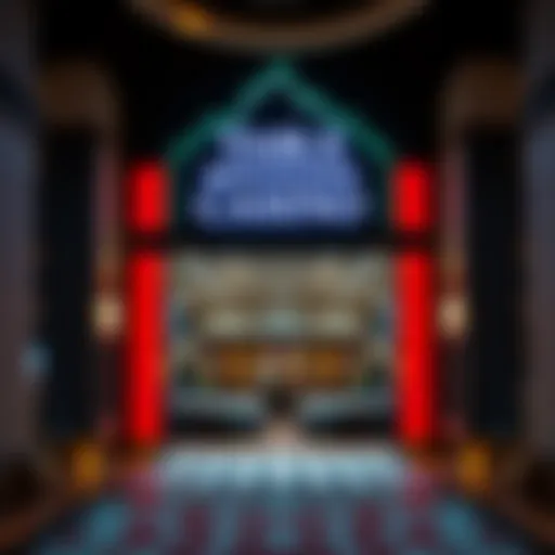 Elegant entrance of Table Mountain Casino