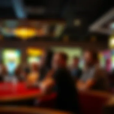 Entertainment facilities at Table Mountain Casino Group of diverse individuals enjoying entertainment facilities