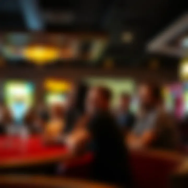 Entertainment facilities at Table Mountain Casino Group of diverse individuals enjoying entertainment facilities