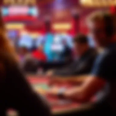 User engagement while playing poker on the WSOP app