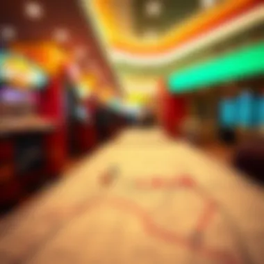 Map of Lottery Ticket Sales Locations A detailed map highlighting locations for lottery ticket sales