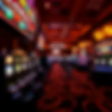 Interior gaming floor filled with slot machines and gaming tables