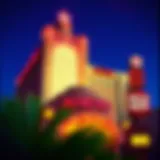 Exterior view of Wild Wild West Hotel and Casino showcasing its unique architecture